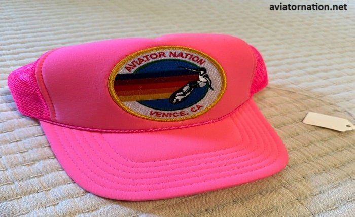 pink aviator nation hat