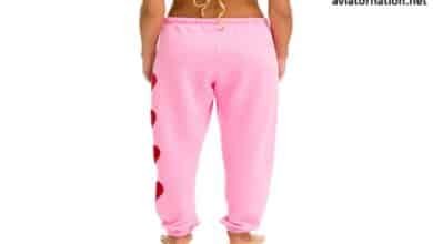 pink aviator nation sweatpants